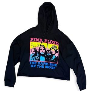 Pink Floyd crop top pullover